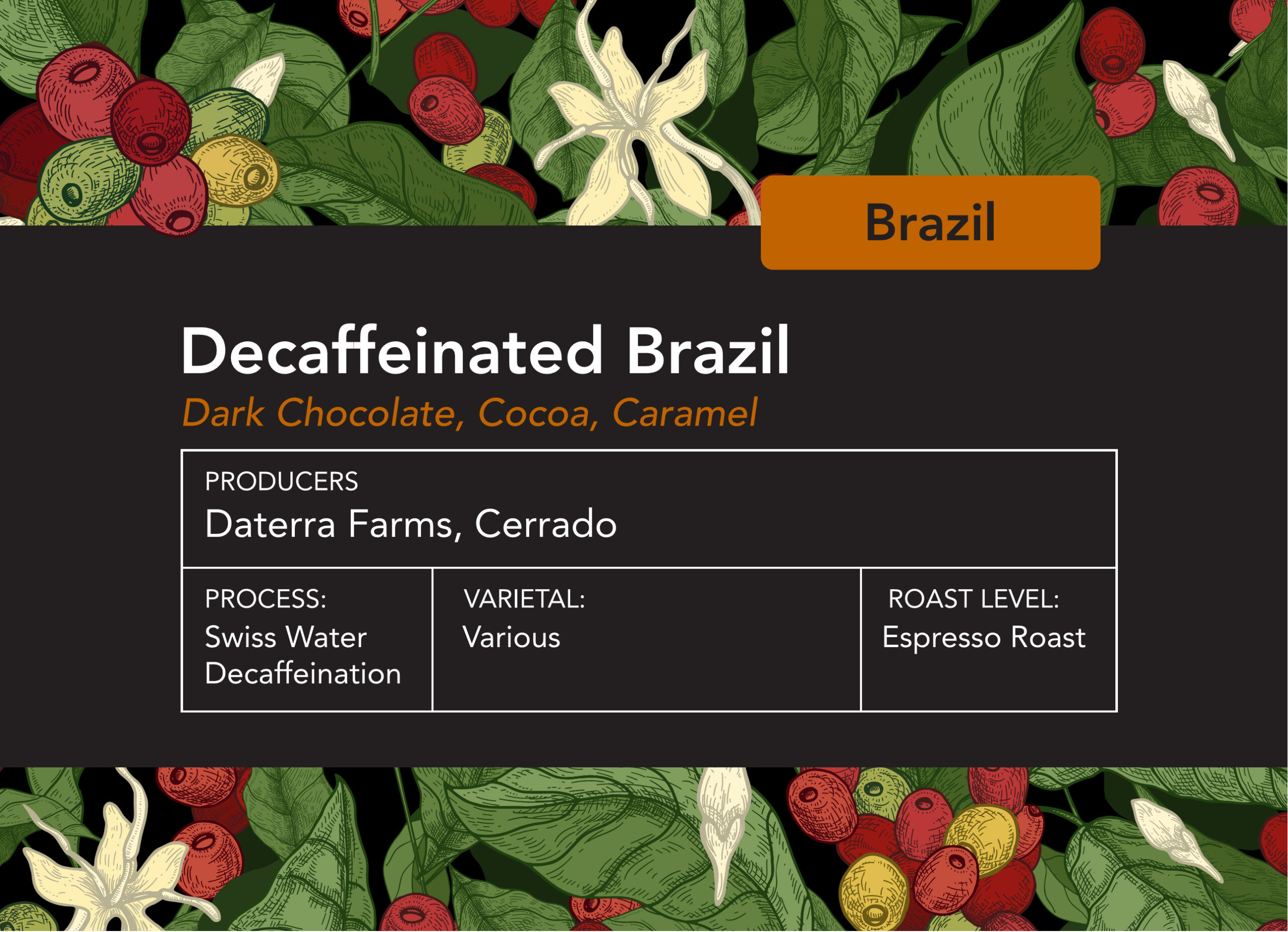 Decaffeinated Brazilian Espresso
