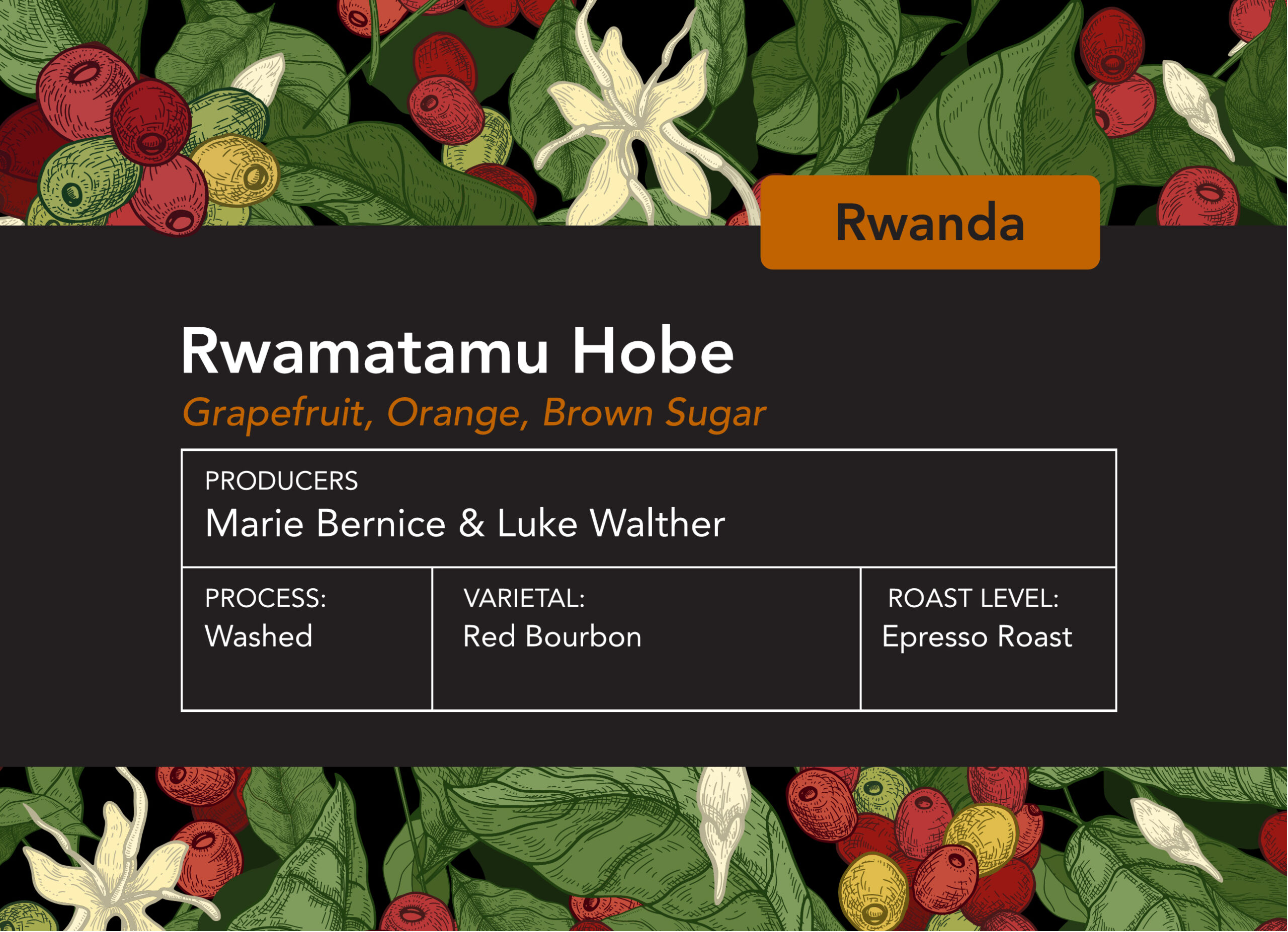 Rwanda Rwamatamu Hobe Espresso