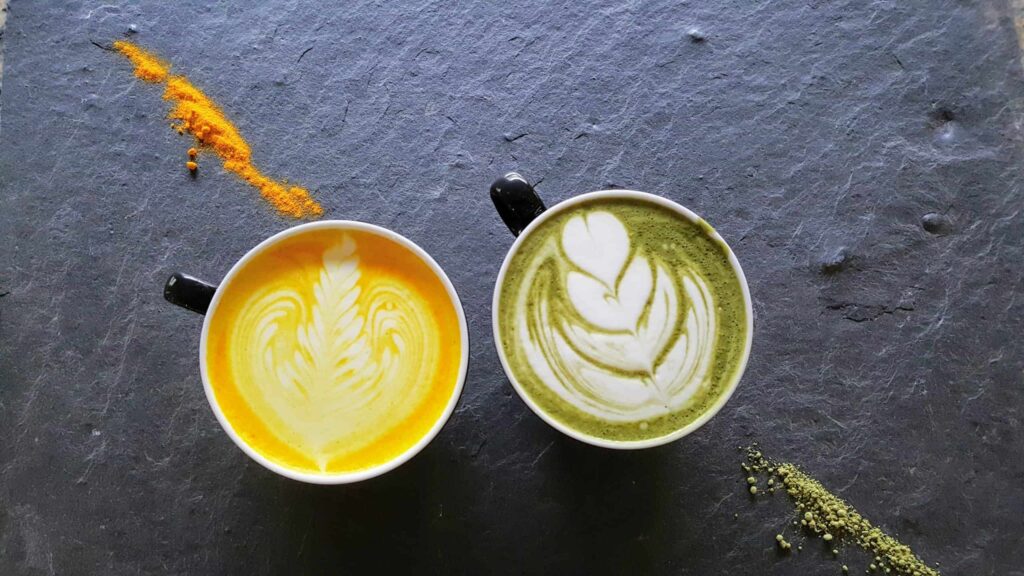Matcha or Turmeric Chai