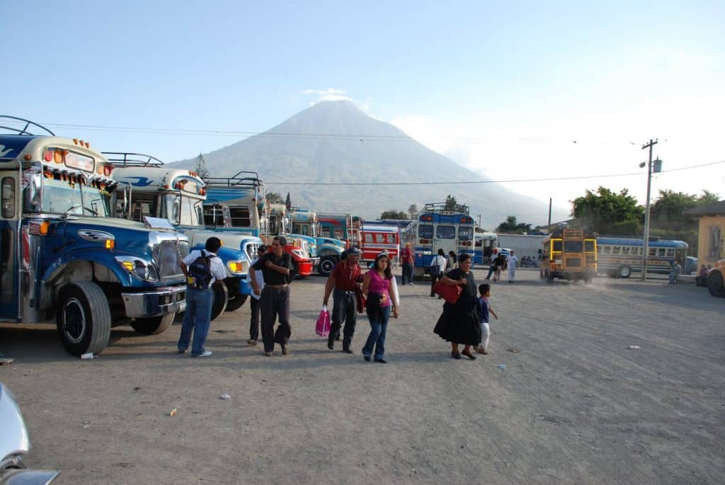 GUATEMALAN BUS DEPOT