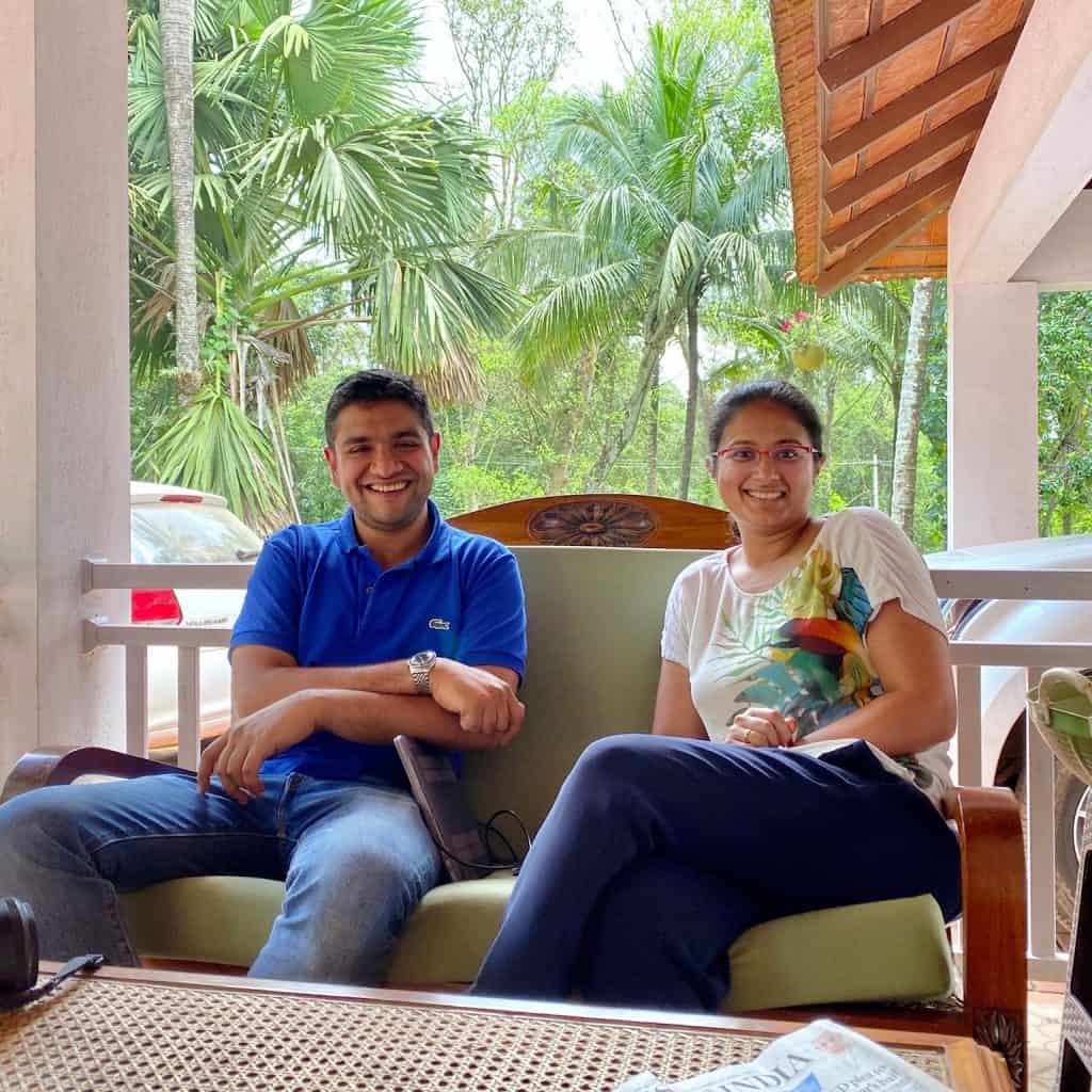 Akshay and Komal at Mooleh Manay.