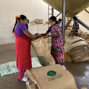 Coffee's being packed for Exports