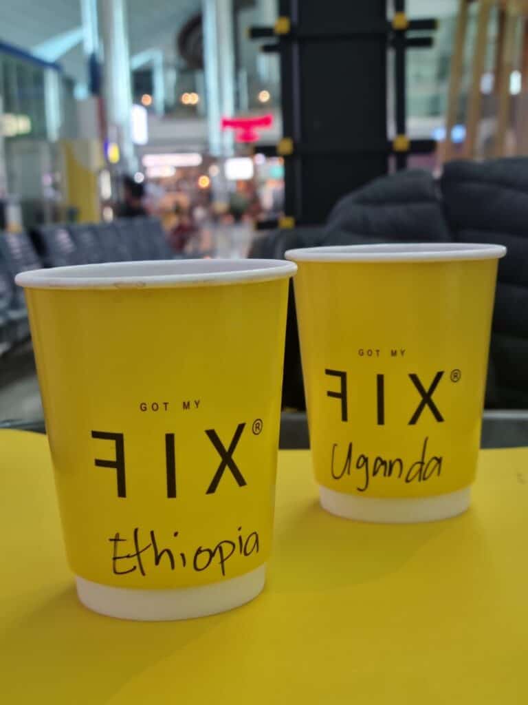 Coffee in Airports